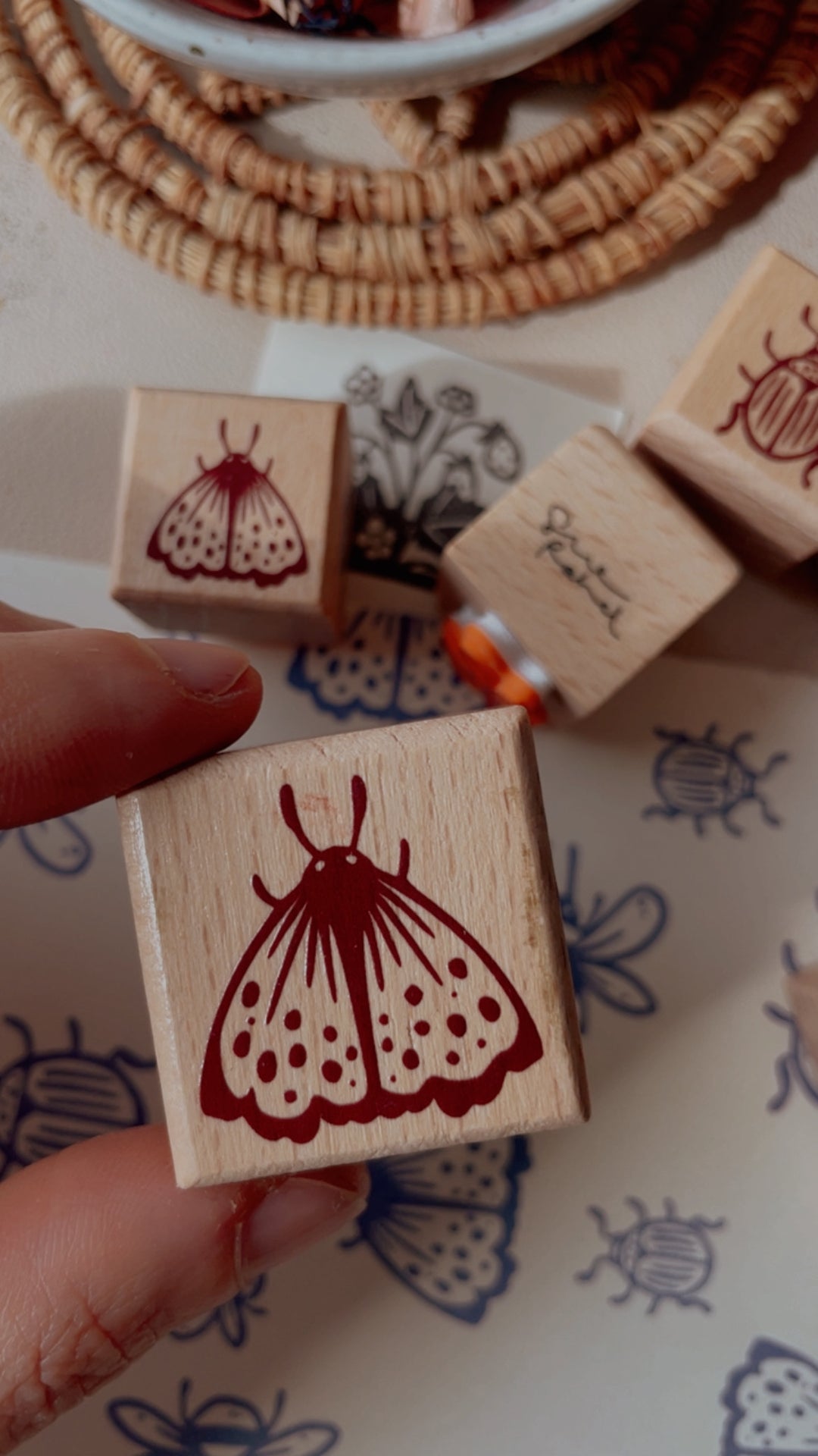 Sue Rahel Stempel Insekten (verschiedene Motive und Größen)