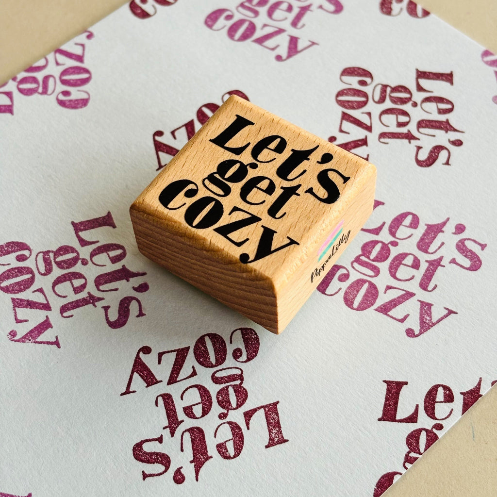 Konfettirausch Stamp "Let's get Cozy"