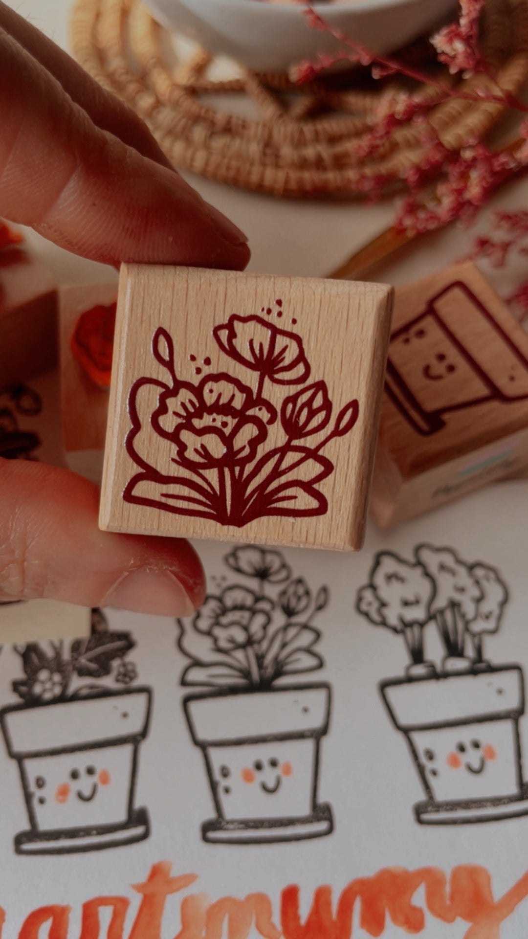 Sue Rahel Flower Stamp Set
