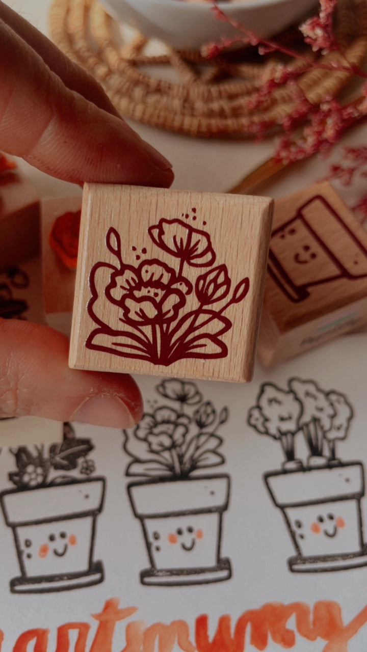 Sue Rahel Flower Stamp Set