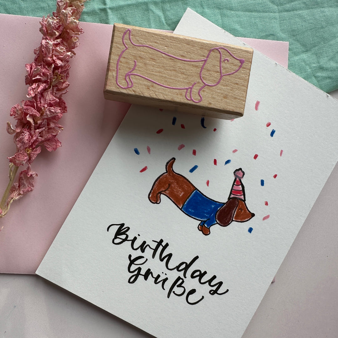 Pippalilly Stempel Dackel voll / leer