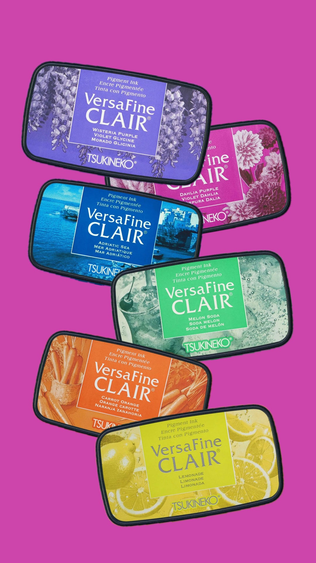 VersaFine Clair ink pads incl. new colors
