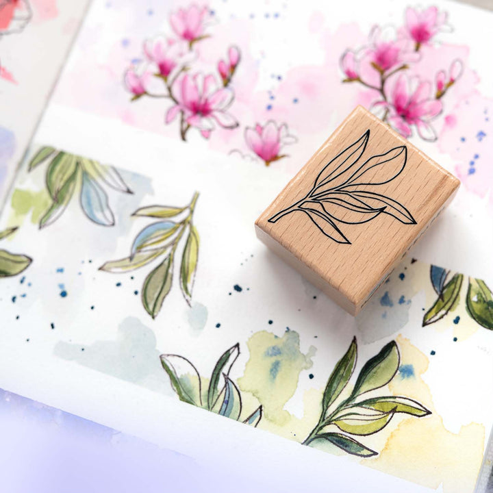 Letterbraut Stamp – Leaves