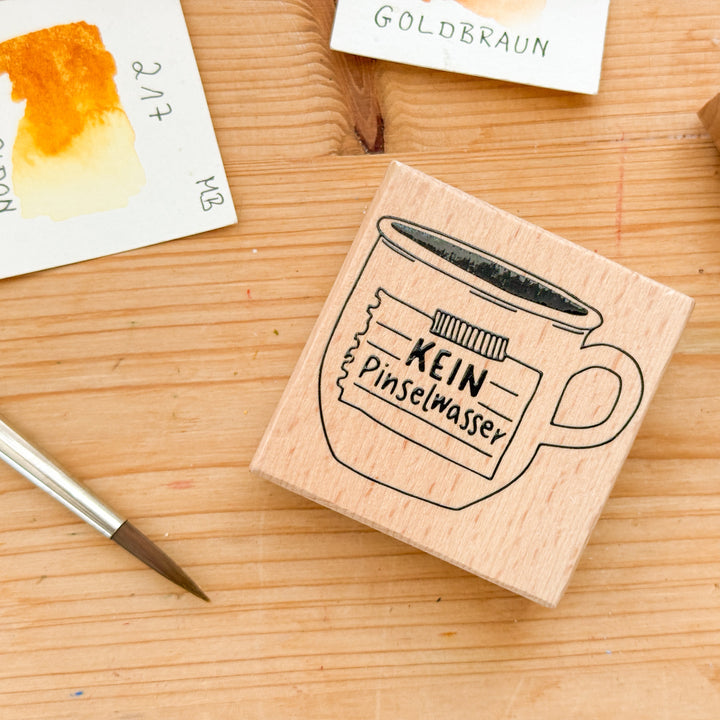 May & Berry Stempel Kein Pinselwasser