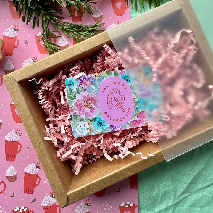 Feel Good Watercolor Gutscheinkarte