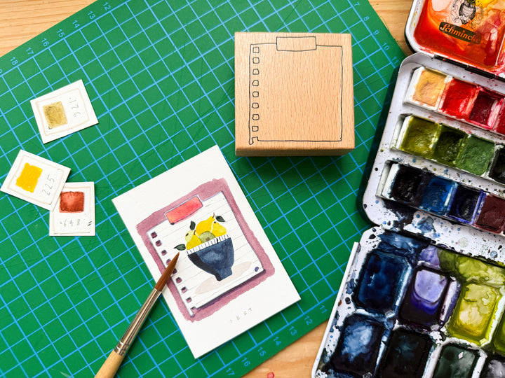 May & Berry Stempel Notizblock