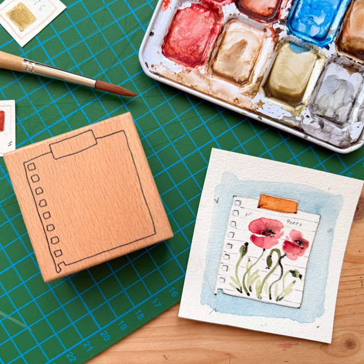 May & Berry Stempel Notizblock