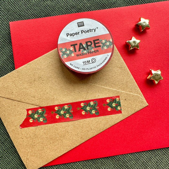 Washitape Golden Christmas Branches