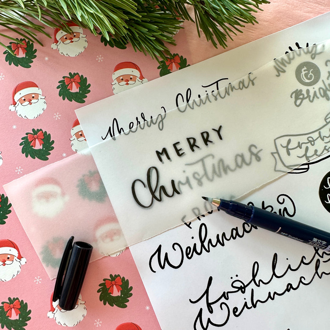 Weihnachtliches Vorlagenpaket Digital