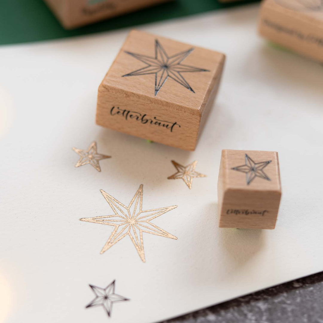 Letterbraut Stempel Stern Groß