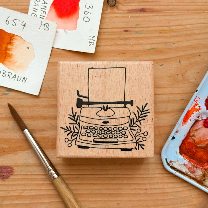 May & Berry Stempel Schreibmaschine