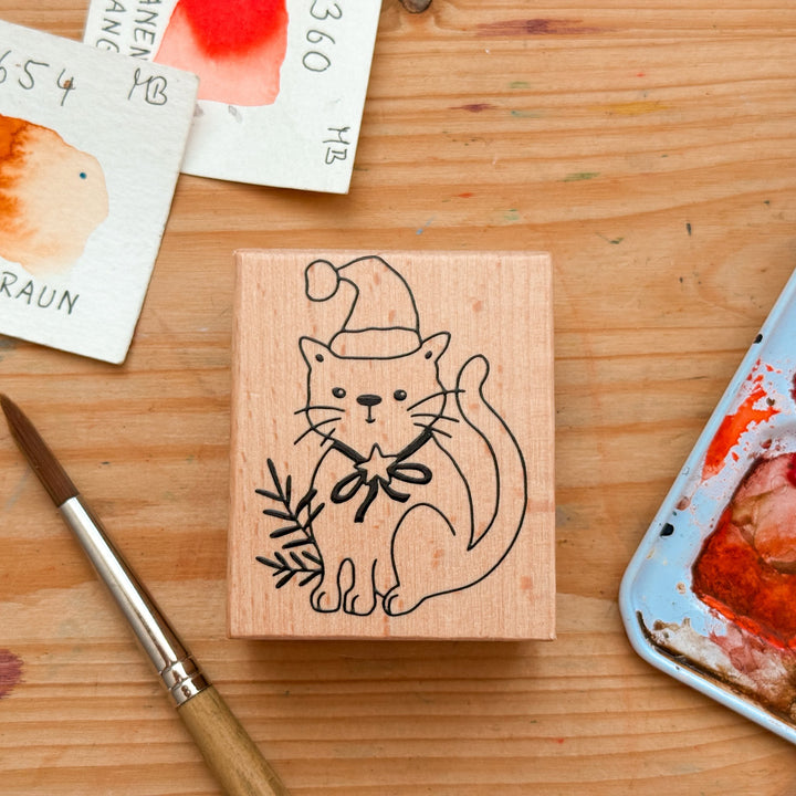 May & Berry Stempel XMAS Katze